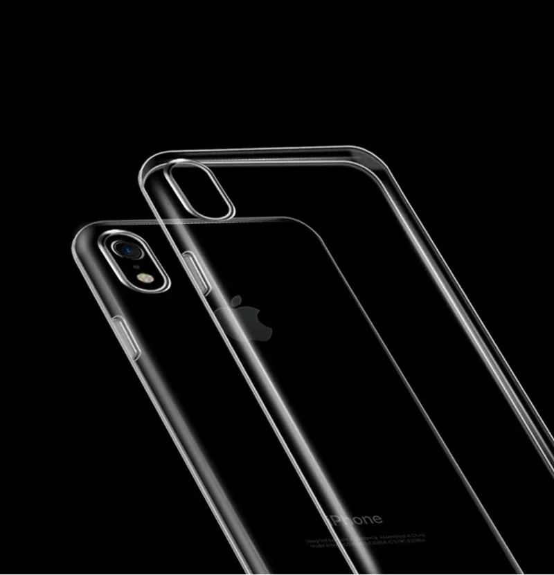 Crystal Clear TPU Gel Phone Cover - Transparent Protective Case Shell