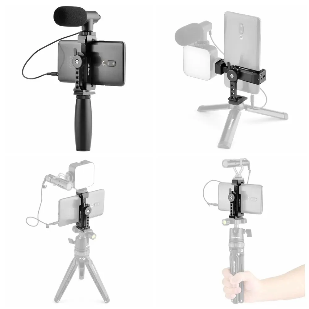 Supporto per treppiede in metallo con rotazione a 360° e angolo di