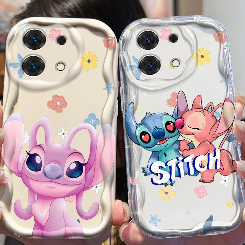 

Anime Stitch Cartoon For Xiaomi Redmi Note 13 12 12S 11S 11 10 9 8 10A 9C 9T Pro Plus 5G Wave Oil Cover Phone Case