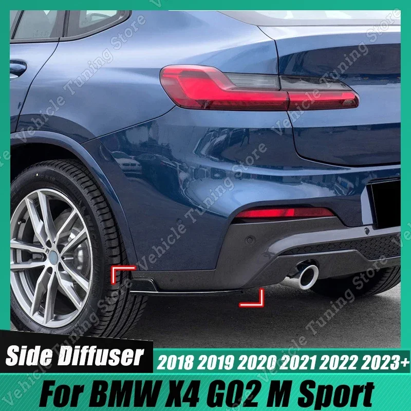 

Блеск для заднего бампера BMW X4 G02 M Sport 2018-2023 +