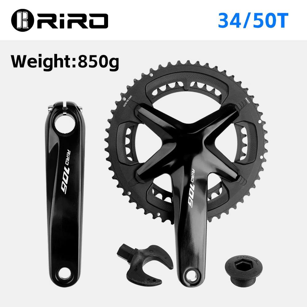 RIRO 106 Road Bike Intergrated Crankset 170mm 110BCD 50-34T/53-39T