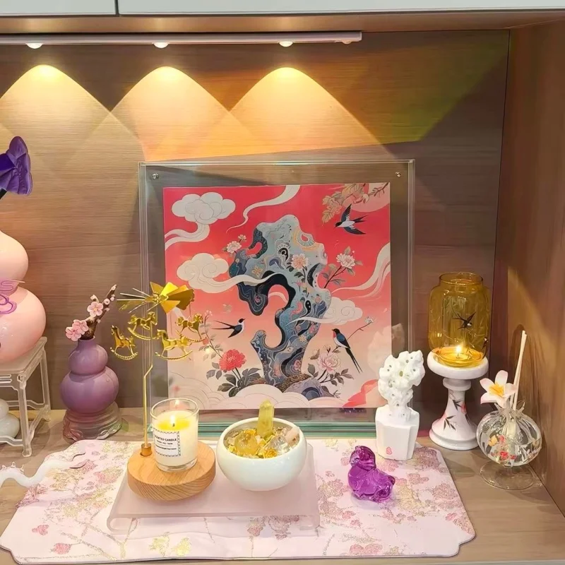 달빛 바다 입구 장식 예술 그림 거실 배경 벽걸이 그림 고급스러운 느낌의 데스크탑 거실 입구 장식품