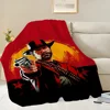 R-Red D-Dead R-RedemptionS 2 Skicomfort Warm Soft Home Kids Lunch Blanket Suitable For Living Room Office Daily Travel Gifts 4