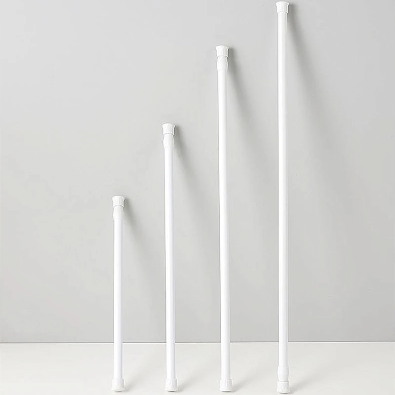 Multi Purpose Spring Loaded Extendable Curtain Rod, curtain rod