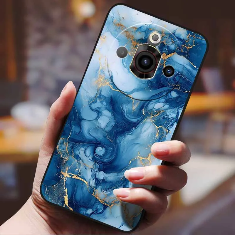 Cartoon Anime Shockproof Protective Phone Case - Black Bumper Cover