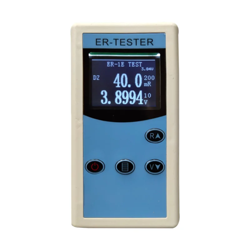 

Four Wire Er-1e Lithium Battery Internal Resistance Tester High Precision Ni MH Button Battery AC Milliohmmeter