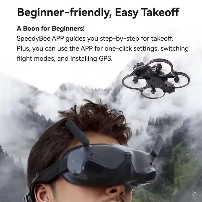 SpeedyBee Bee25 Drone FPV Cinewhoop 2.5 pouces 4S ELRS 2.4G 120mm
