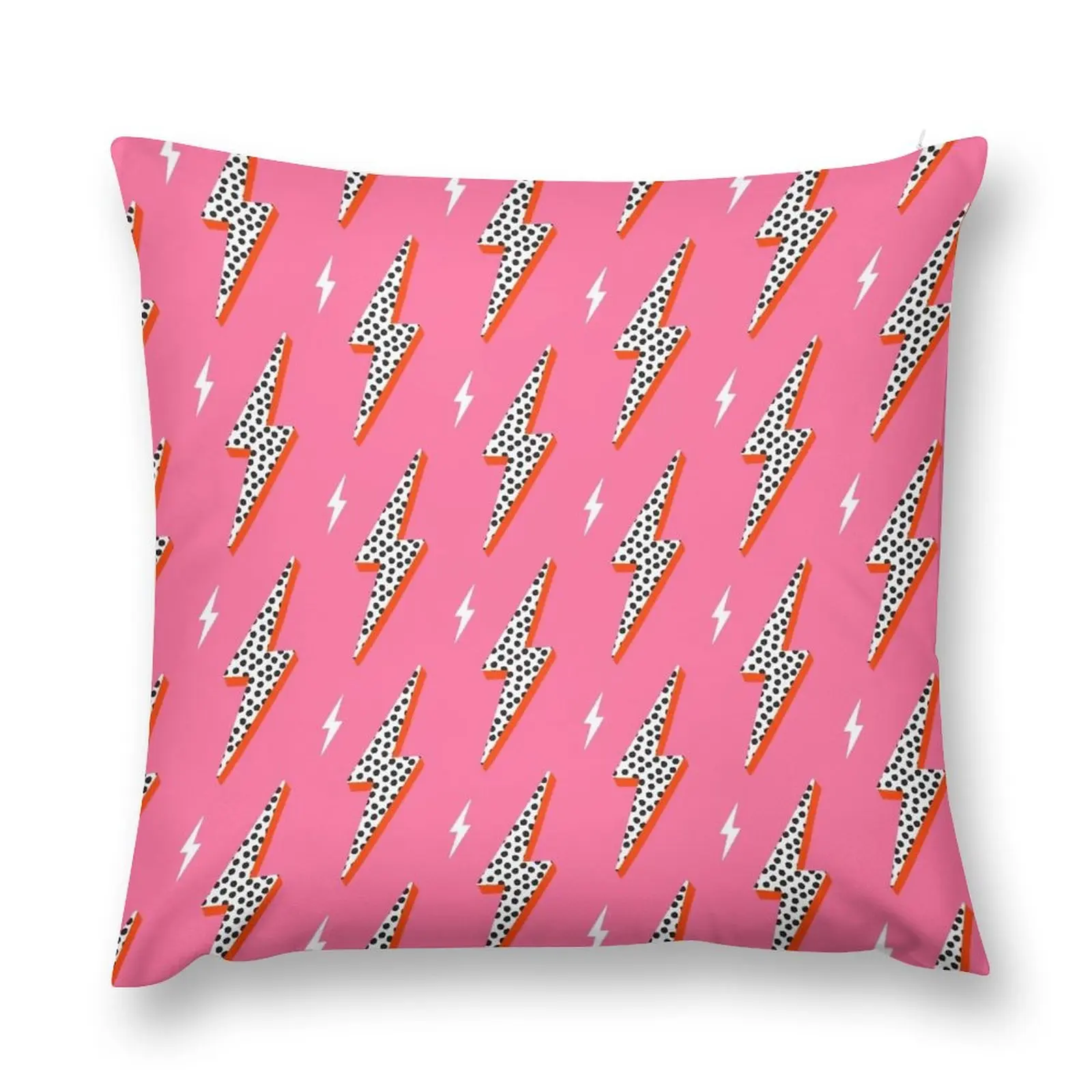 

Lightning bolt thunder flash preppy pink Throw Pillow Christmas Pillow Sofa Cushion