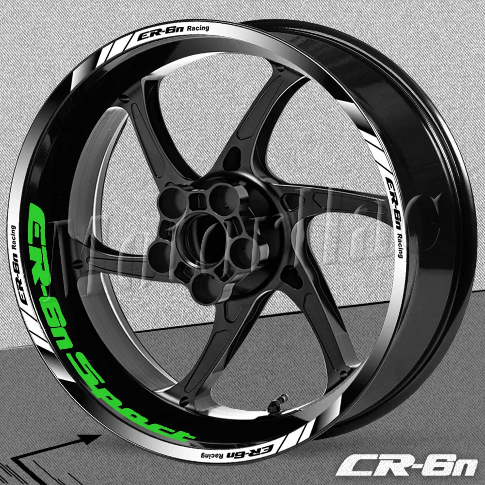 

Mortorcycle Wheel Rim Stickers Decals Reflective Hub Stripe Tape Accessories Waterproof For ER-6N ER6N ER 6N
