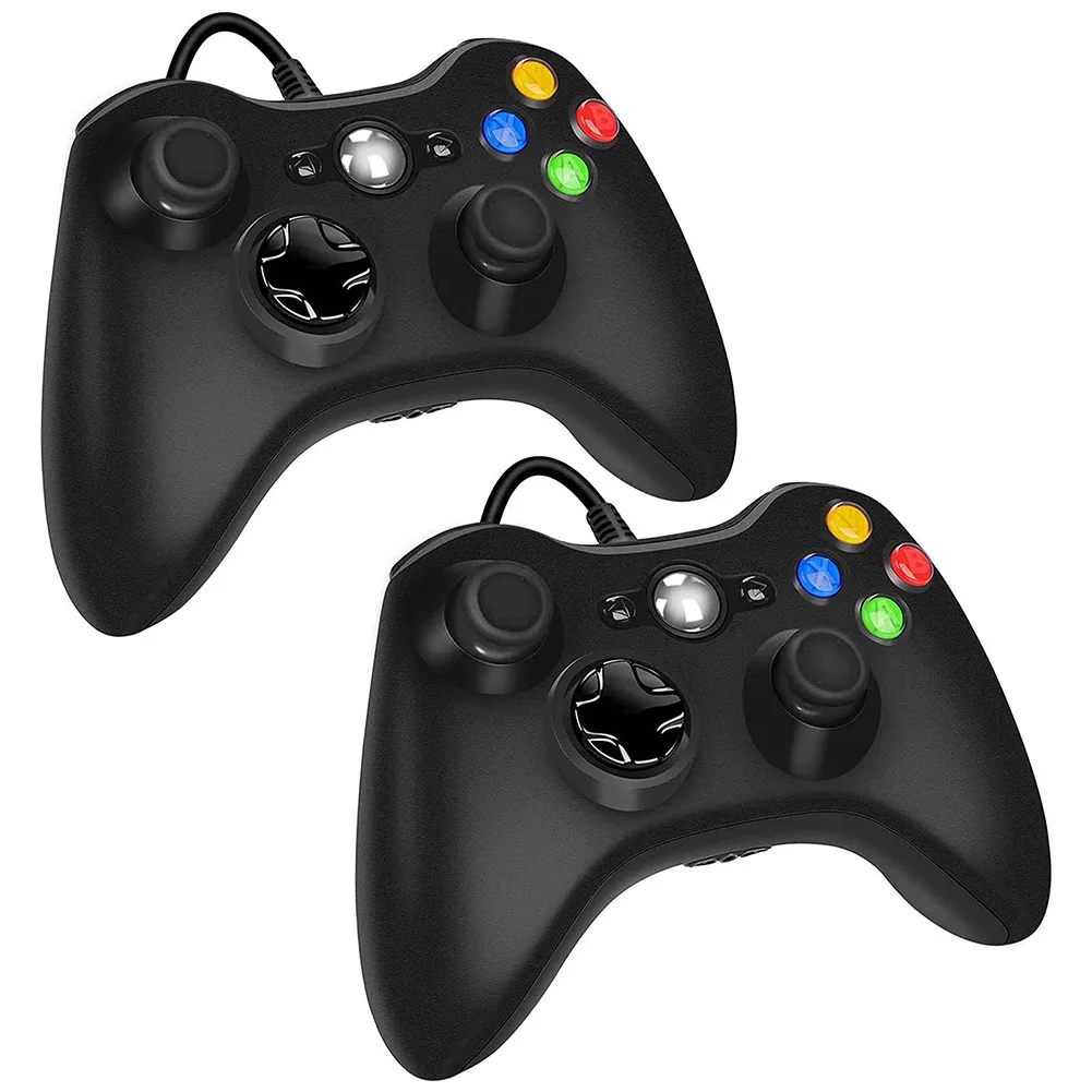 XBOX Manette Filaire Xbox 360 Avec Double Vibration Pour PC/ Xbox