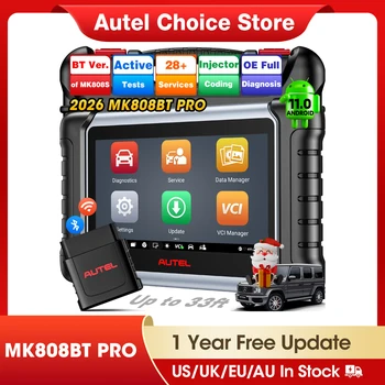 Autel MaxiCOM MK808BT PRO Car Automotivo Diagnostic Tools Bluetooth OBD2 Scanner Code Reader Diagnosis Tool PK MK808KBT MK808S 1