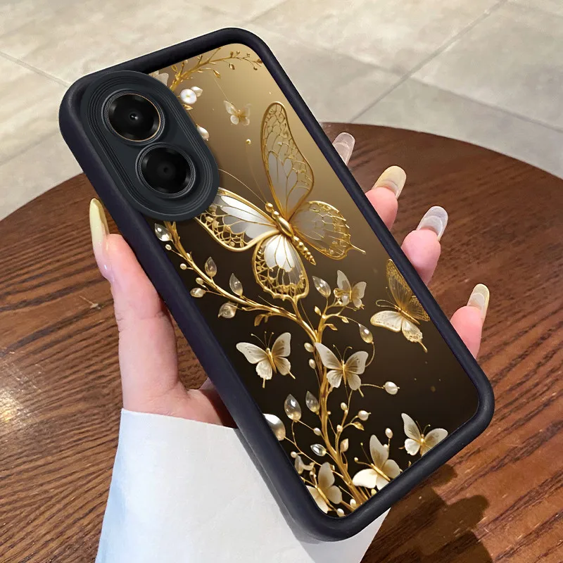 Butterfly Soft Matte Silicone Phone Case - Durable Shockproof Back Cover