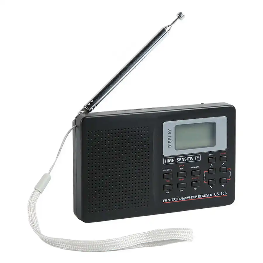 Radio Multibanda K603 Radio Digital Reproductor De Mp3 Altavoz Pantalla Lcd  Grabadora De Bolsillo Compatible Con Bluetooth