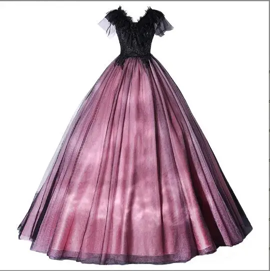 Summer Sleeveless Women's Quinceanera Dresses Luxury V-Neck Vestidos 15 Anos Simple Vintage Quinceanera Party Prom Gown