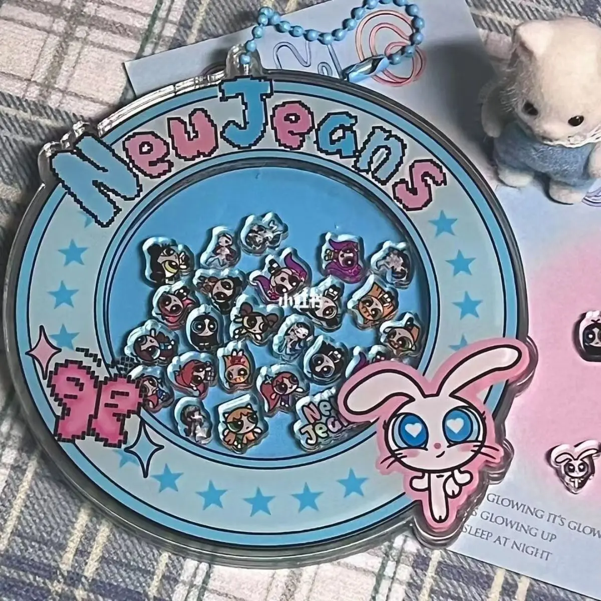 Cartoon Newjeans Ciondolo Portachiavi In Acrilico The Powerpuff Girls Portachiavi Gioielli Creativi Bambola Zainetto Borsa Portachiavi Decor Gift