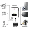 GOOTU 6.2KW/10.2KW Hybrid Solar Inverter Dual Output 24V/48V MPPT 160A Pure Sine Wave On/Off Grid for Home Power Supply 5