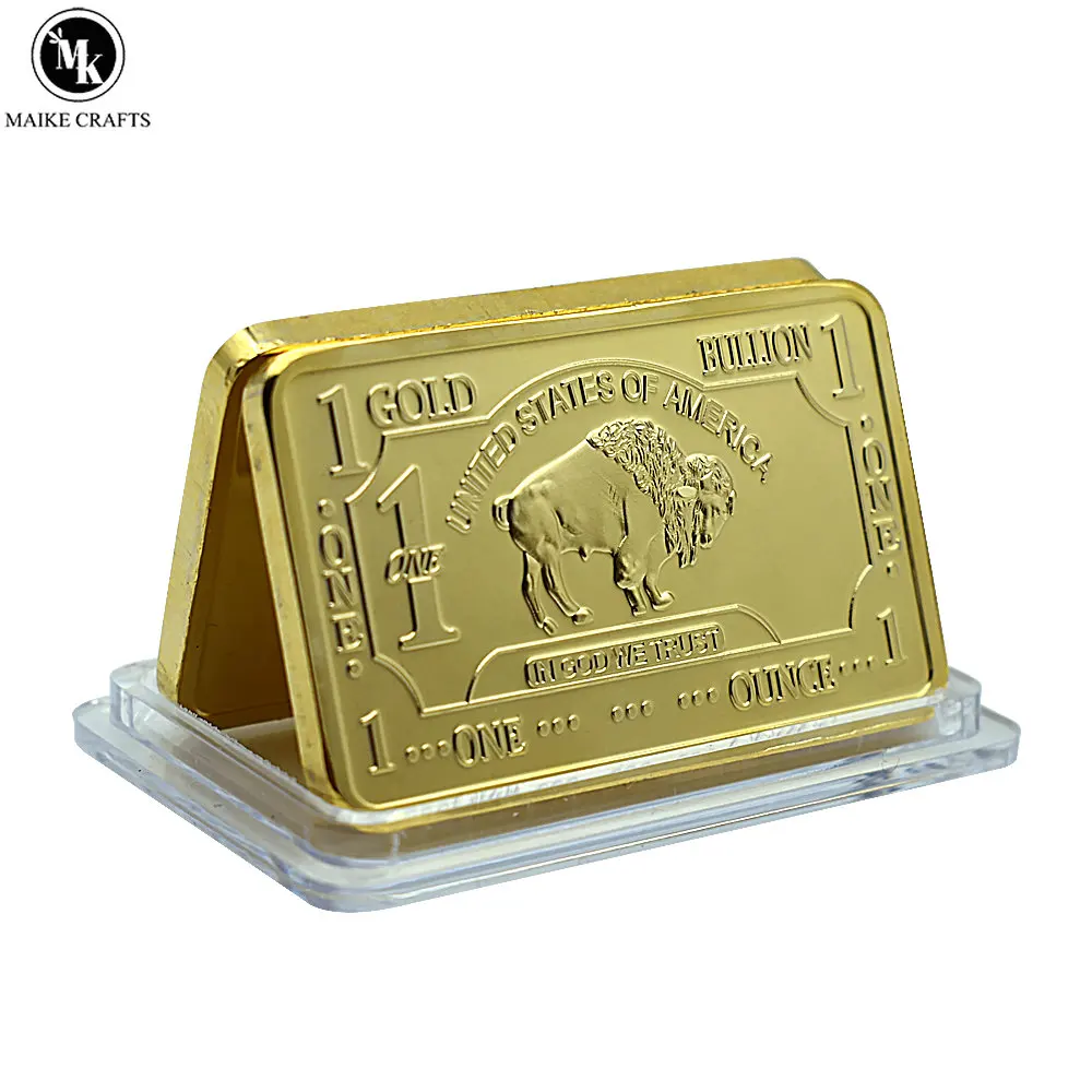 

U.S. Buffalo Gold Bullion Challenge Coin 1 Oz Gold Coin Silver Coin Replica Home Decoration Ornaments Collection Gift