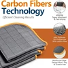 3PCS Carbon Microfiber Cleaning Cloth Lint Free Reusable Kitchen Dish Cloth Glass Window Polishing Streak Free Miracle Clean Rag 3
