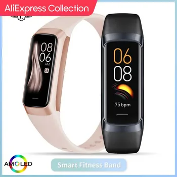 AliExpress Collection LIGE Amoled 스마트 워치 남녀공용 스마트 밴드, 심박수 혈액 스마트 워치, 방수 스마트 팔찌, 스포츠 피트니스 트래커, 2023