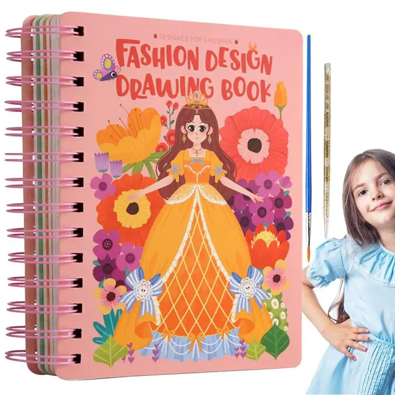 

Poke Art Kits Poke Art Drawing Toy Coloring Dress-Up Activity Book Hand-Made Painting Kit For Preschool Learning Paper Art