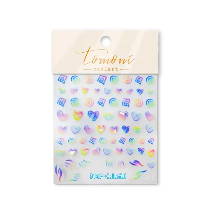 

Водостойкая наклейка, креативный привлекательный модный долговечный уникальный дизайн, ретро оболочка, рандомный дизайн ногтей, декоративные наклейки