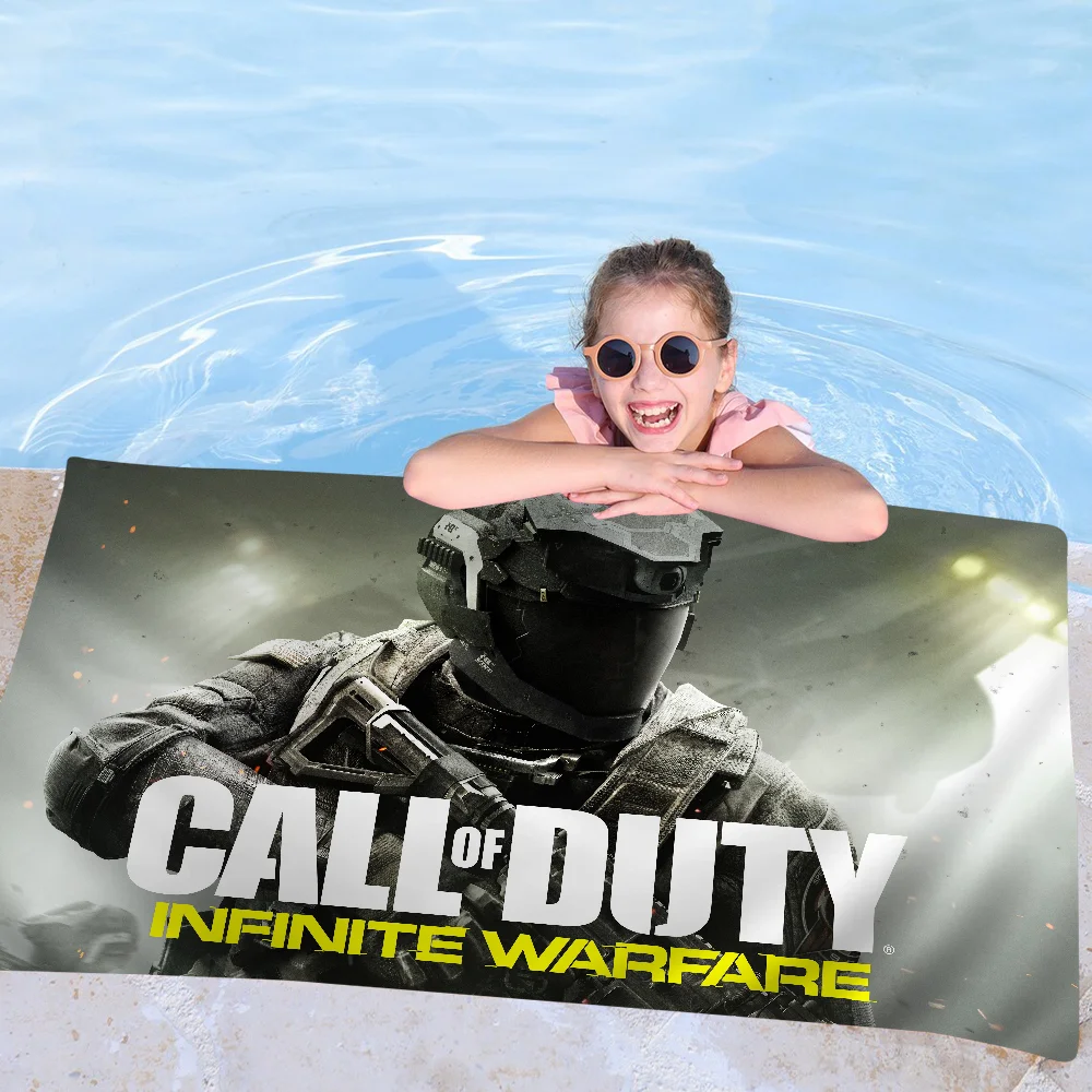 Call Of Duty Cartoon Beach Towel Cute Kawaii Room Decor Bath Girls Children Hand Towels For Bathroom Shower 3