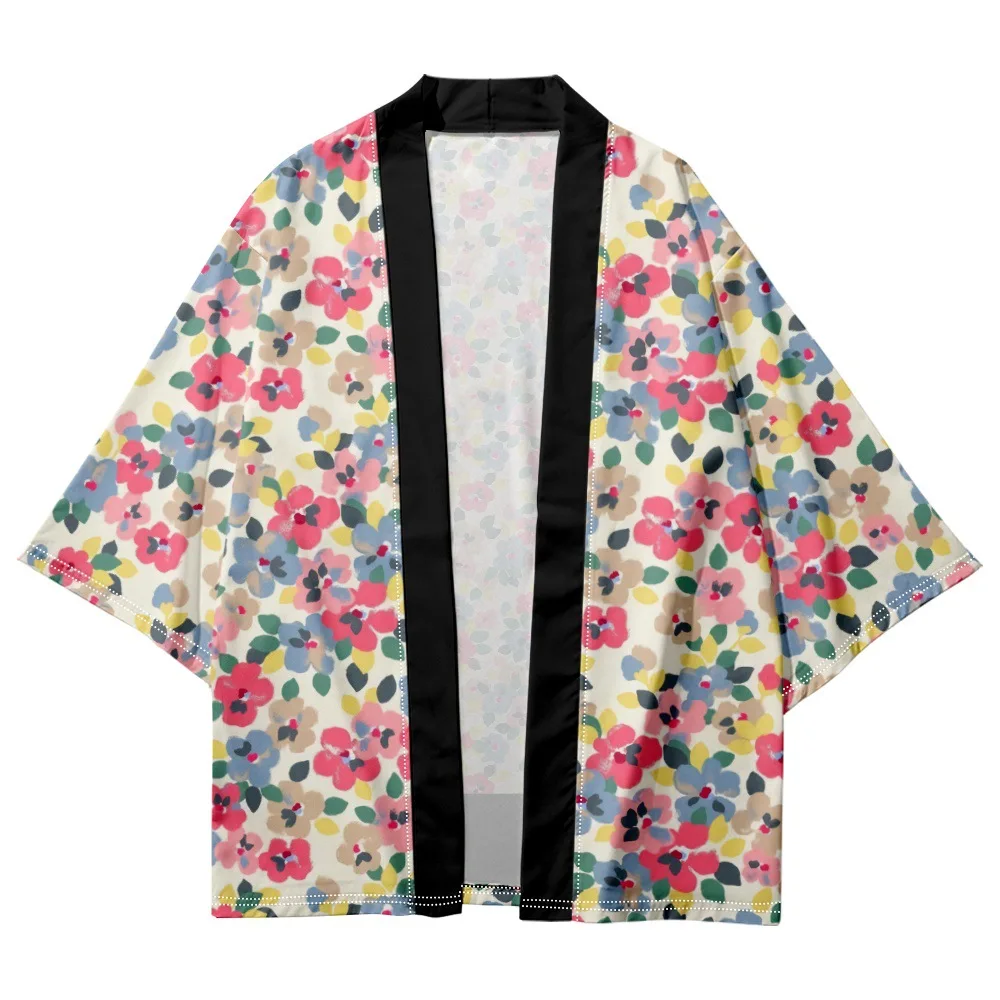 

Халат-кимоно в японском стиле, верхняя одежда, летний кардиган, рубашки, халат, винтажная искусственная ткань, пальто, юката, домашняя одежда
