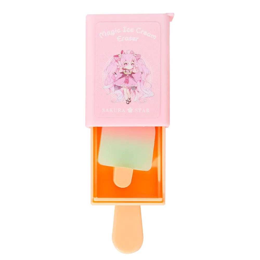 Cute Creative Rubber Eraser Funny Magic Box Cartoon Pencil Eraser Gift Kawaii Stationery Kids Students Office School Supplies pencil eraser