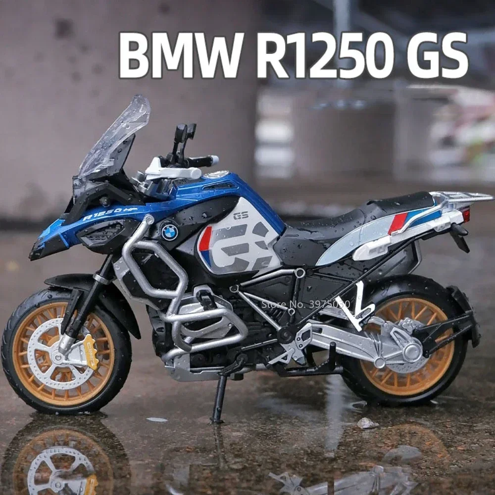 1:12 BMW R1250 GS Alloy Scale Motorcycle Model Toy Highly
