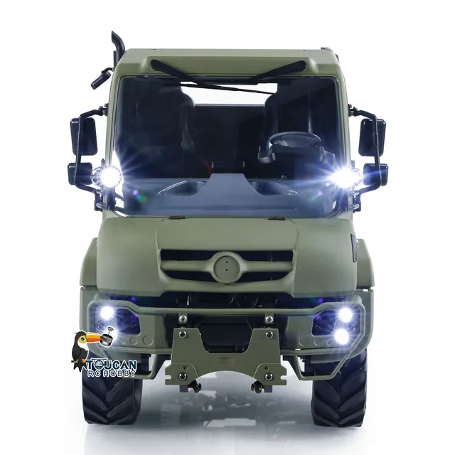 TOUCAN RC 1/10 Scale U423 4x4 Crawler Car - Metal Bucket, Sound & Light, 2-Speed Transmission - View #10