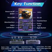 Console de jeu rétro R36S, système Arkos 2.0, carte unique 3.5 pouces, lecteur vidéo de poche portable, 64 Go, 128 Go, 20000 jeux 5