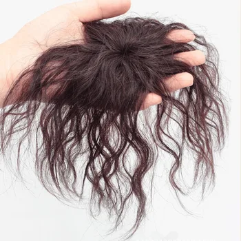 Machine Made Remy Human Hair Hairpiece 6x6CM Lightweight And Breathable Women Top Hair Repair Toppers For Hair Volume Increase