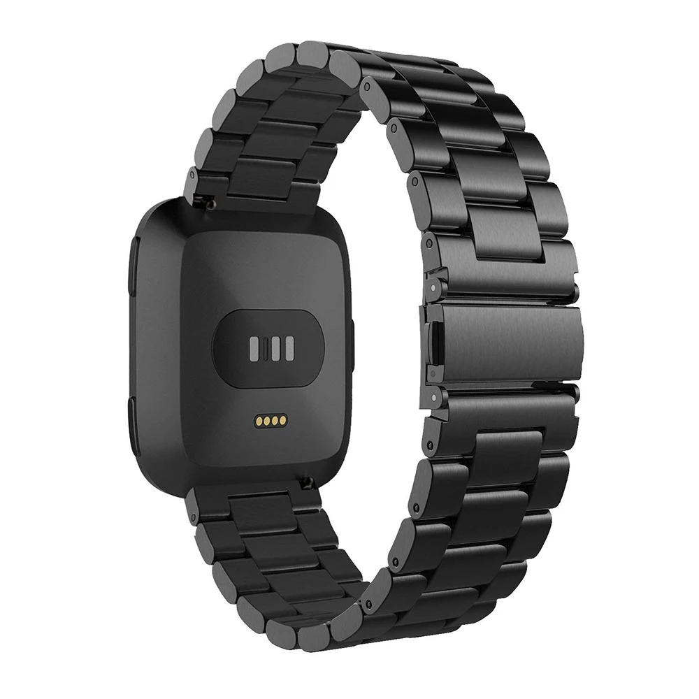 Fitbit 스마트 워치 스트랩, Fitbit Versa /Versa2/Versa Lite 금속 스트랩, 스테인레스 스틸 밴드 팔찌