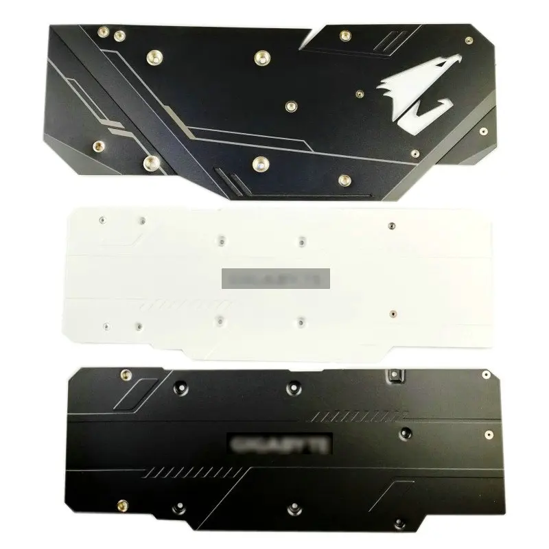 Placa Traseira para Gigabyte Aorus Gaming Placa Gráfica de Vídeo com Parafusos de Montagem Rtx2080 Rtx2080ti Rtx2060