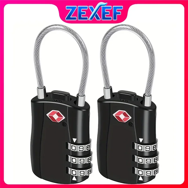 Luggage Backpack Padlock Luggage Backpack Padlock Bike Combination Alloy Body Bag Travel Gym Suit Lockers Door 1/2 Padlock for Travel Case Accessories