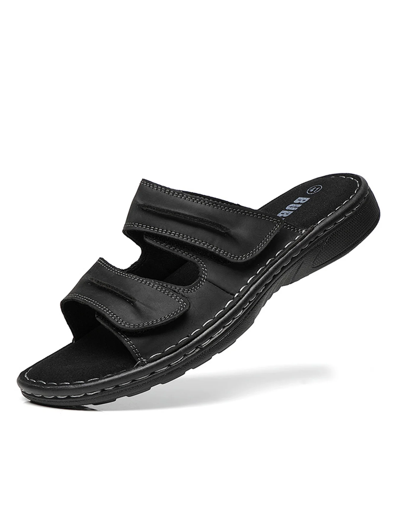 صنادل رياضية للرجال من جلد البقر من الطبقة الأولى،...