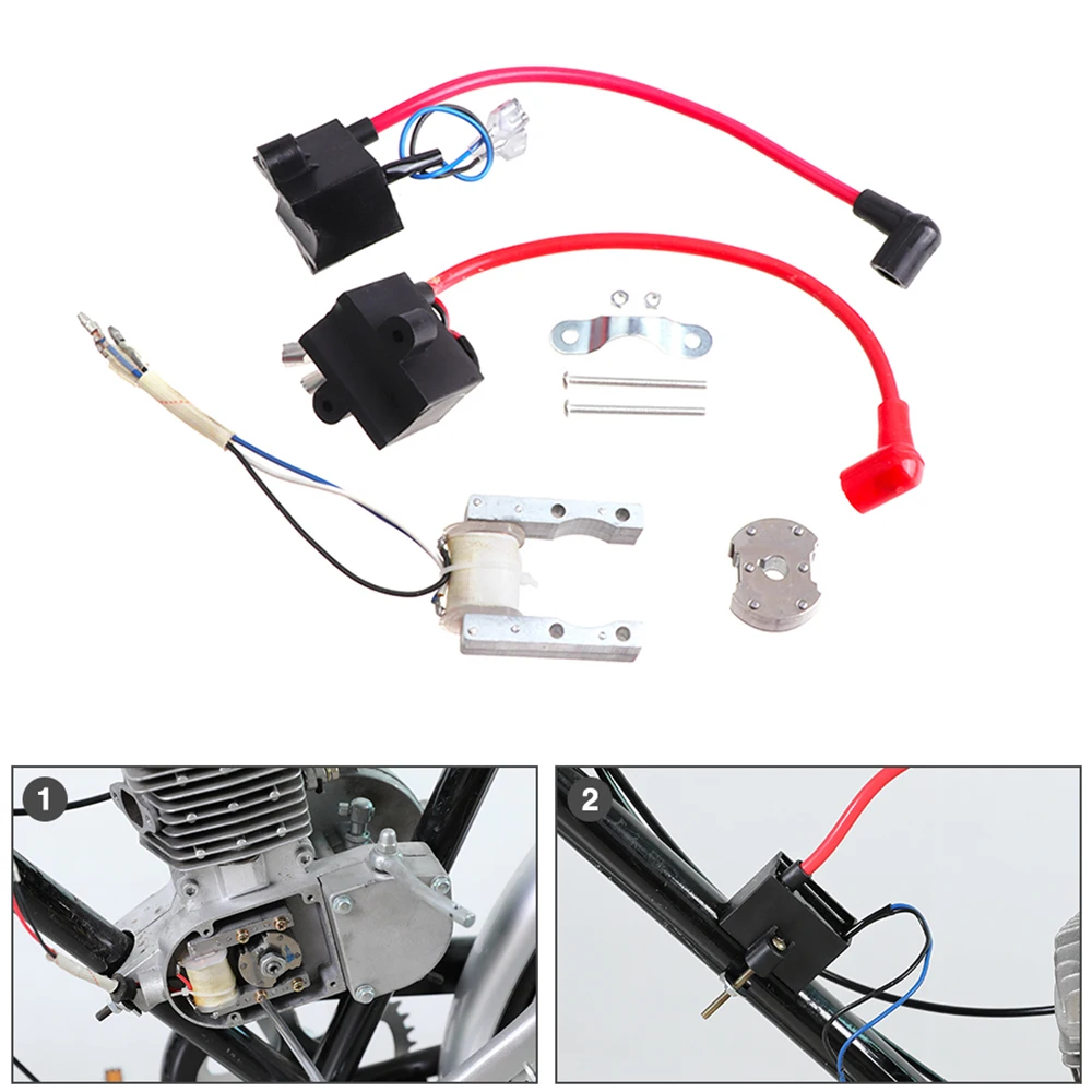 Kit Bobina CDI + Guarnizioni Per Motore 66/80cc 2 Tempi &ndash; Per Bicicletta Motorizzata