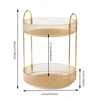 Cosmetic Organiser 360 Degree Rotating Cosmetic Storage Rack Adjustable Cosmetic Storage Display Case Space-Saving Home Storage 6