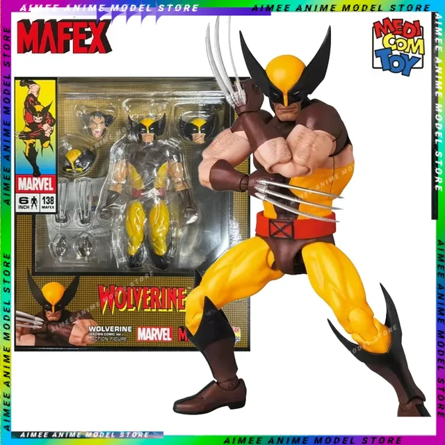 アメコミ MAFEX No.138 WOLVERINE BROWN COMIC Ver. Toys MAFEX No.138 X-MEN Wolverine Brown Suit COMIC Ver