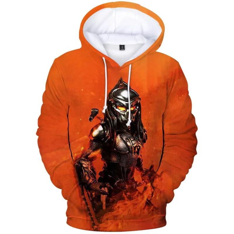 Horror Predators Print 3d Hoodies Men Fashion Pullover Women Sweatshirt Kids Hip Hop Clothing Boy Tracksuit