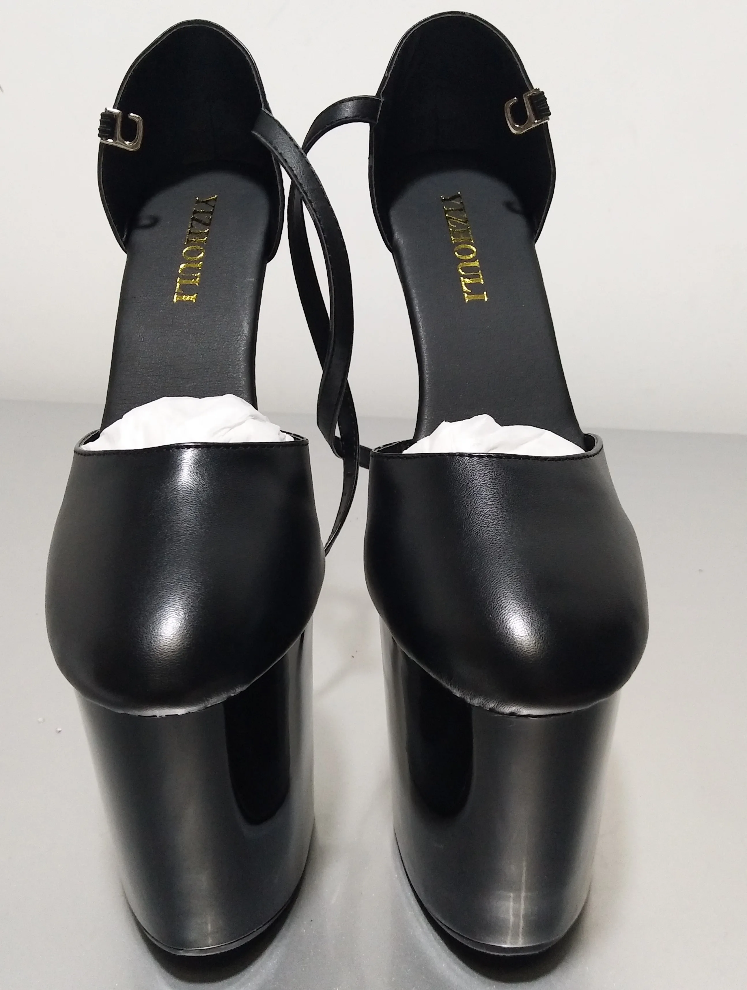 Sexy Ankle Strap Platform Women Ultra 20cm Super High Heel Shoes, Modle Shoes, Wedding / Party Shoes /Crystal dance shoes