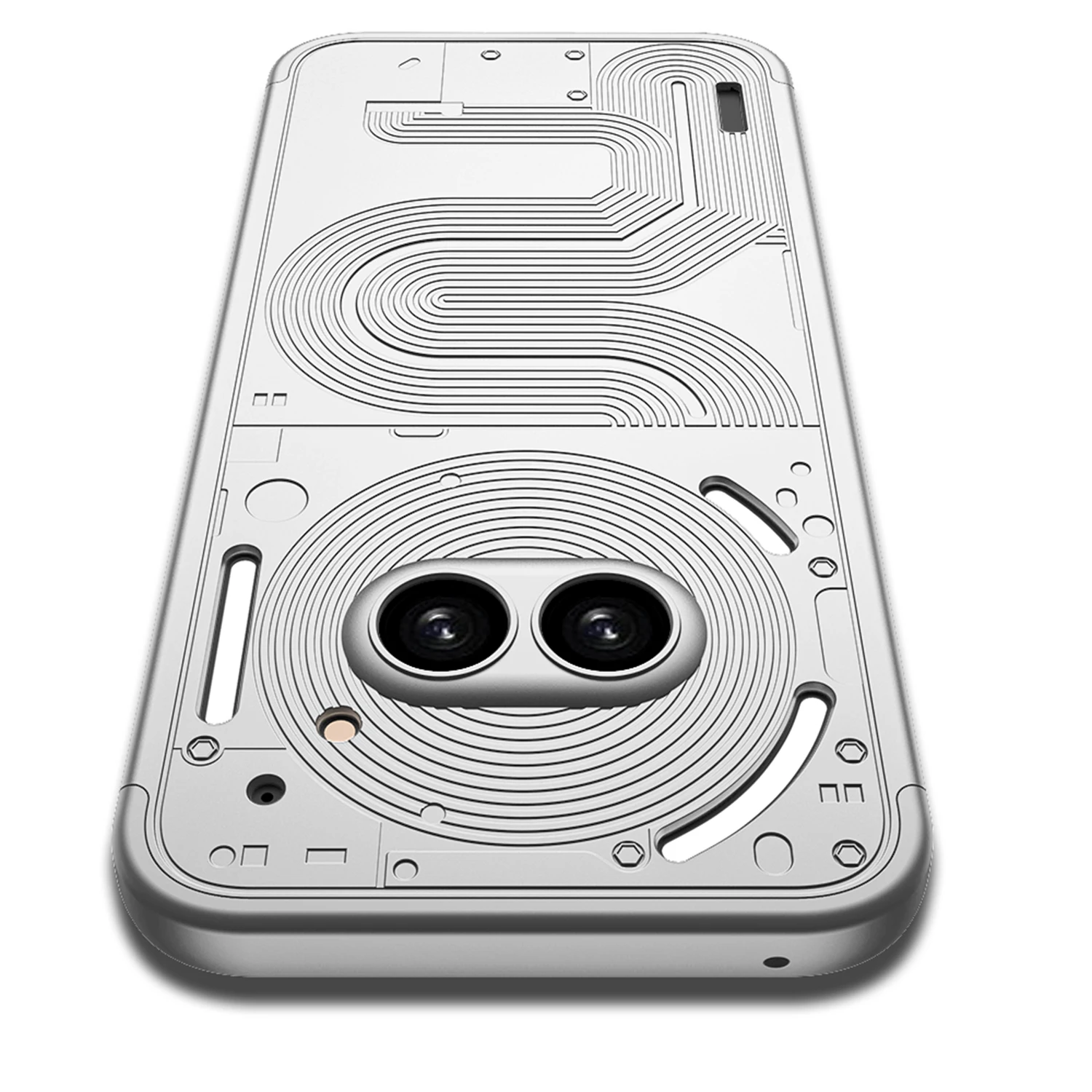 Shockproof Plastic Matte Case For Nothing Phone 2A Ultra-thin Back Light Precisi