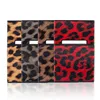 Leopard Cigarette Case for Woman Men Leather Box Holder Smoking Accessories Button Design 4 Colors 1