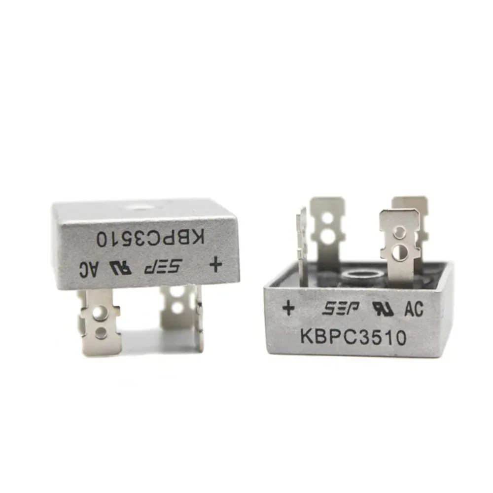 2-10pcs Rectifier 100V KBPC1510 KBPC2510 KBPC3510 KBPC5010 15A 25A 35A 50A diode bridge rectifier electrical rectifier diodes rectifier diodes electrical diodes electrical component