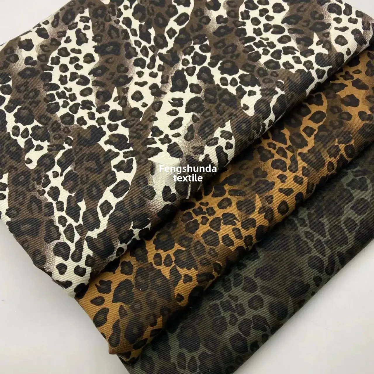 Lion Print Pure Cotton Washed Denim Fabric for Clothes Jackets Pants Bags Home Use Comfortable Breathable Eco Friendly