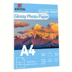 High Glossy A4 Double - Sided Photo Paper - 50 Sheets, 120GSM (Double - Sided Glossy)