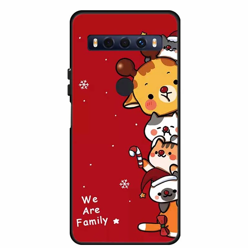 Christmas Silicone TPU Soft Phone Case Cover - Festive Protector