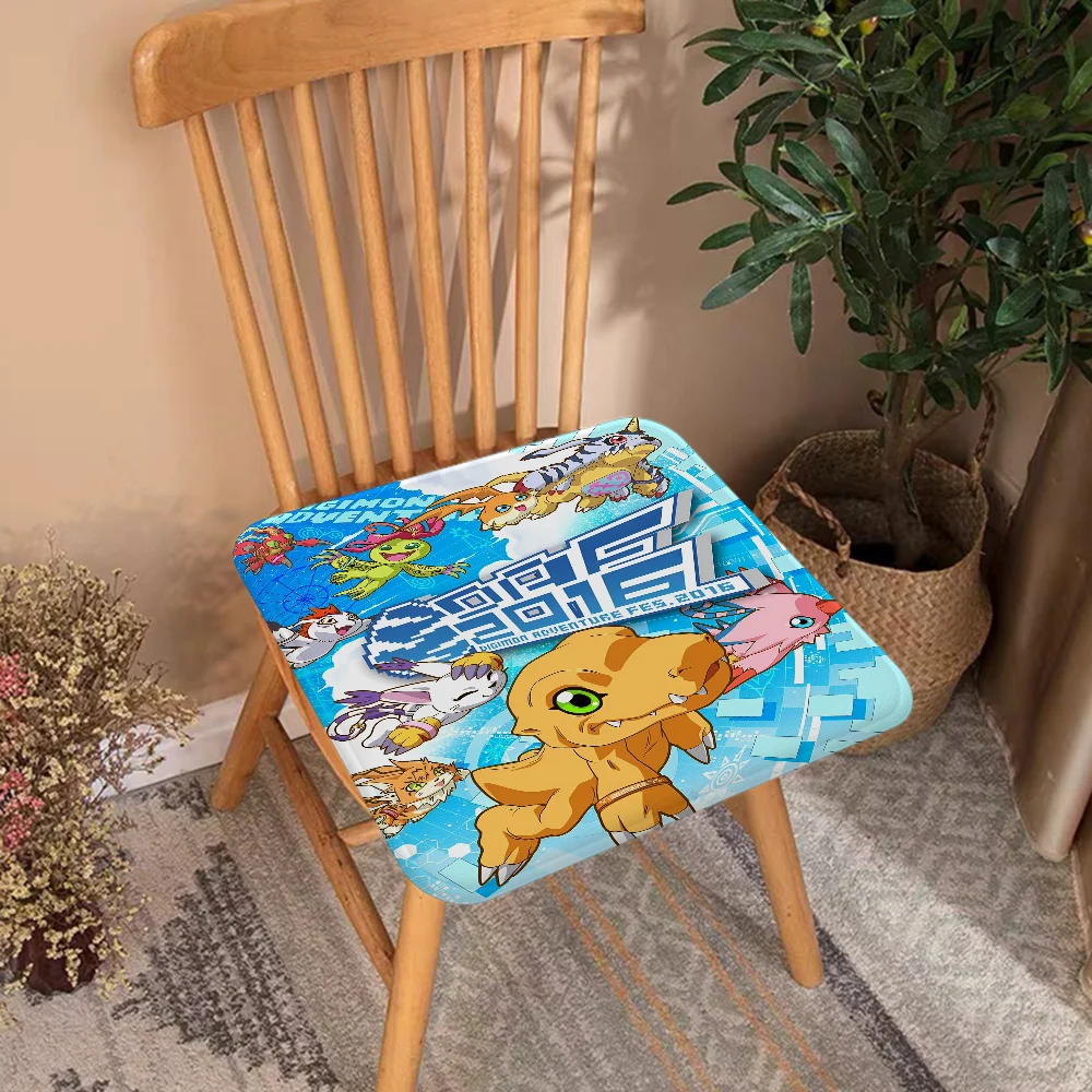 thumbnail image 1 of Cojín para silla con diseño de anime japonés D-Digimon Art, suave, cómodo, transpirable, para oficina, asiento de coche, 45 x 45 cm, decoración para sofá, tatami, 1 of 4