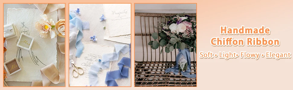 Silk Chiffon Ribbon in Use