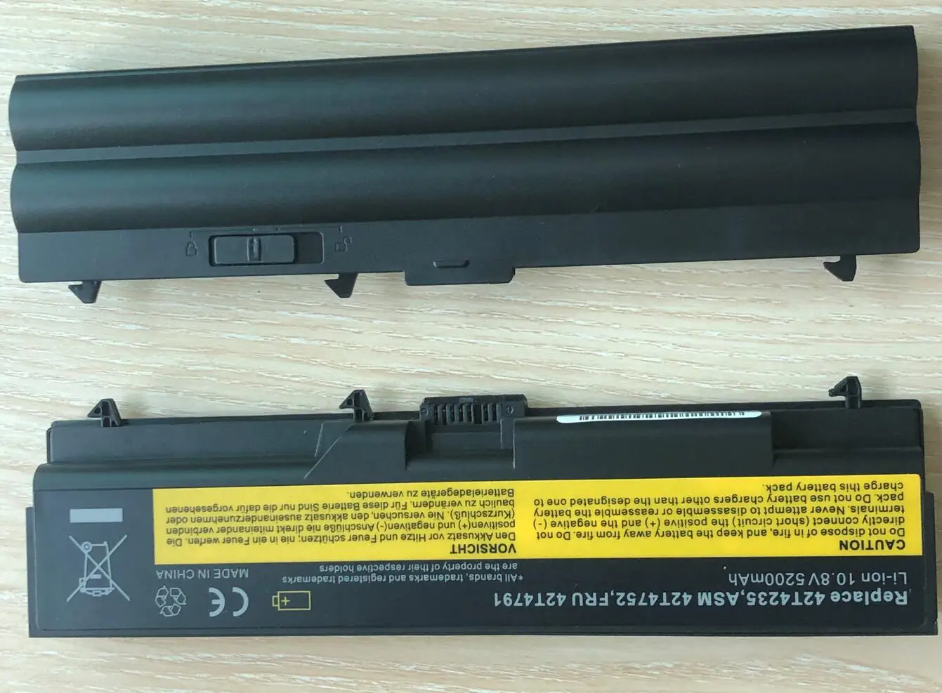 Bateria do Portátil para Thinkpad Lenovo L512 L412 L520 E425 E520 E525 W520 T410 T420 T510 T520 T520 T520 42t4751 W510 W520 Sl410 Sl510 E40 - Imagem 3